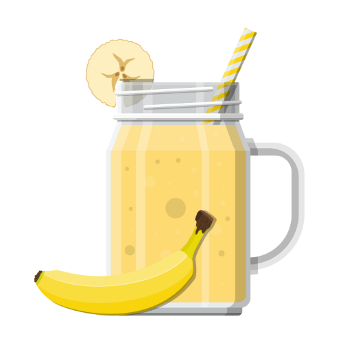 batido de platano saludable